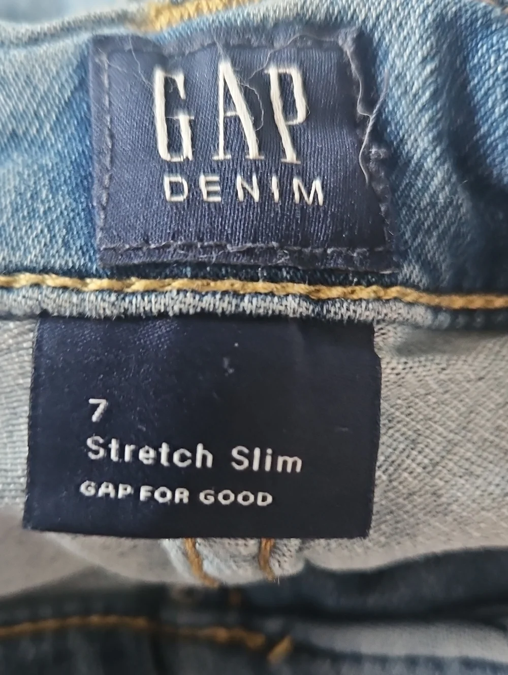 GAP Kids Stretch Slim Blue Denim Jeans Size 7
